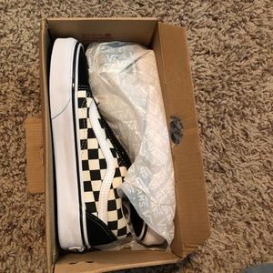 Vans checkered shoes